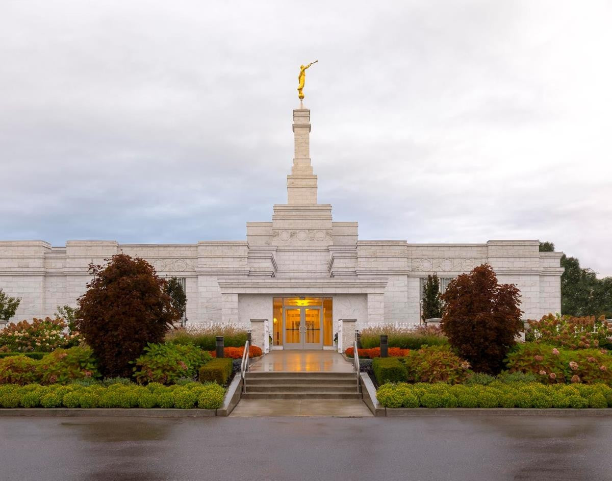 Detroit Temple After The Storm Gallery Wrap