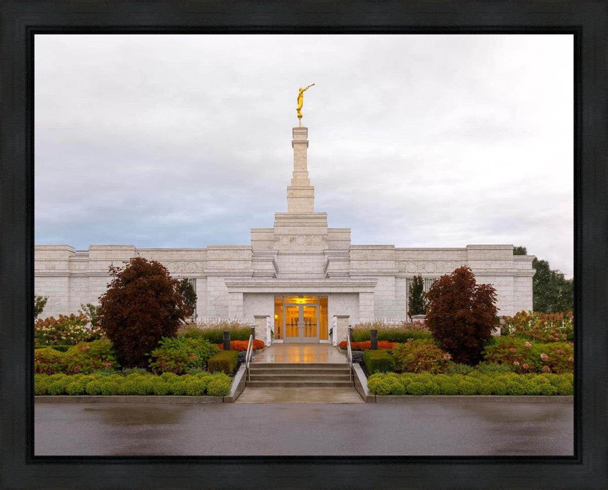Detroit Temple After The Storm Gallery Wrap