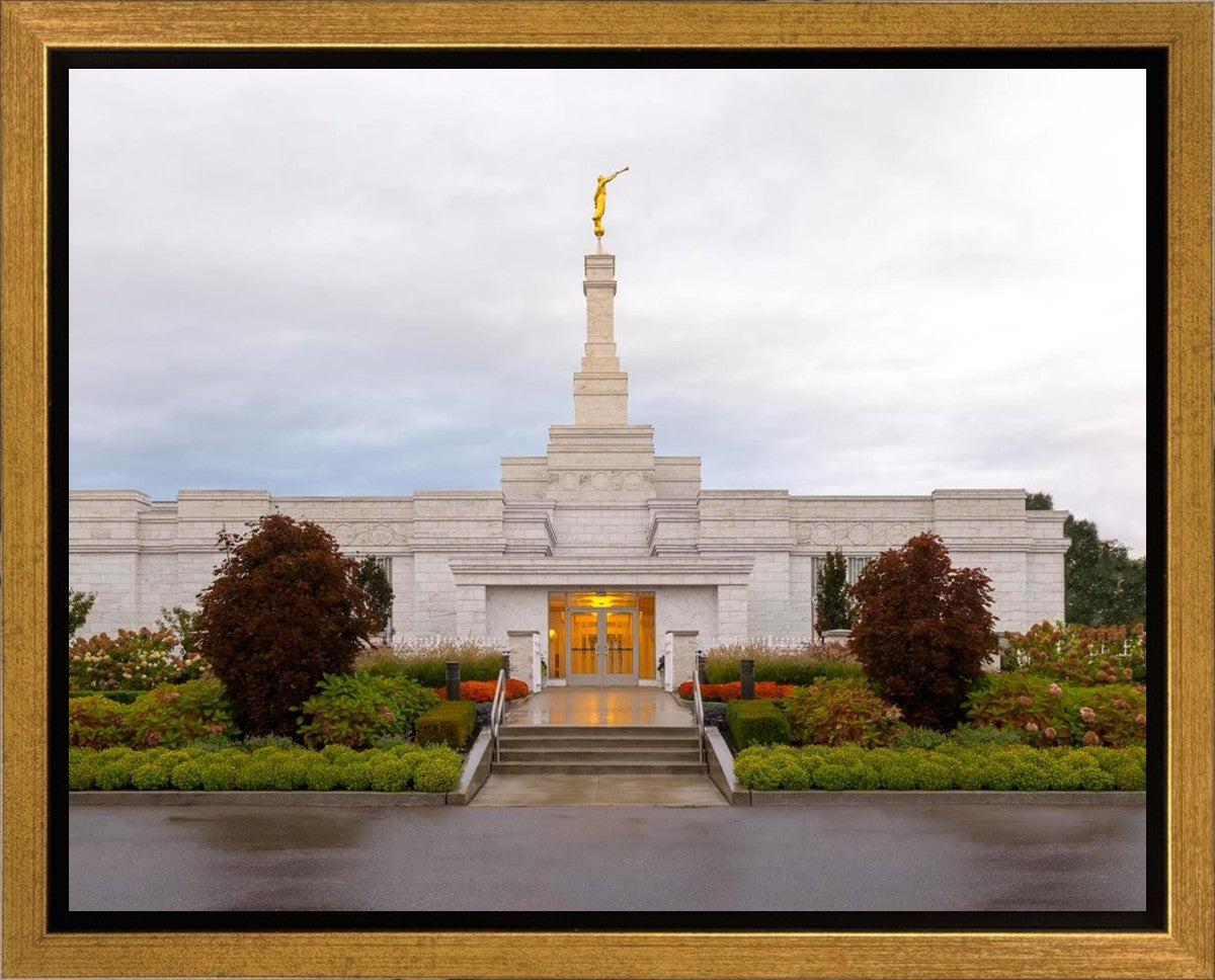 Detroit Temple After The Storm Gallery Wrap