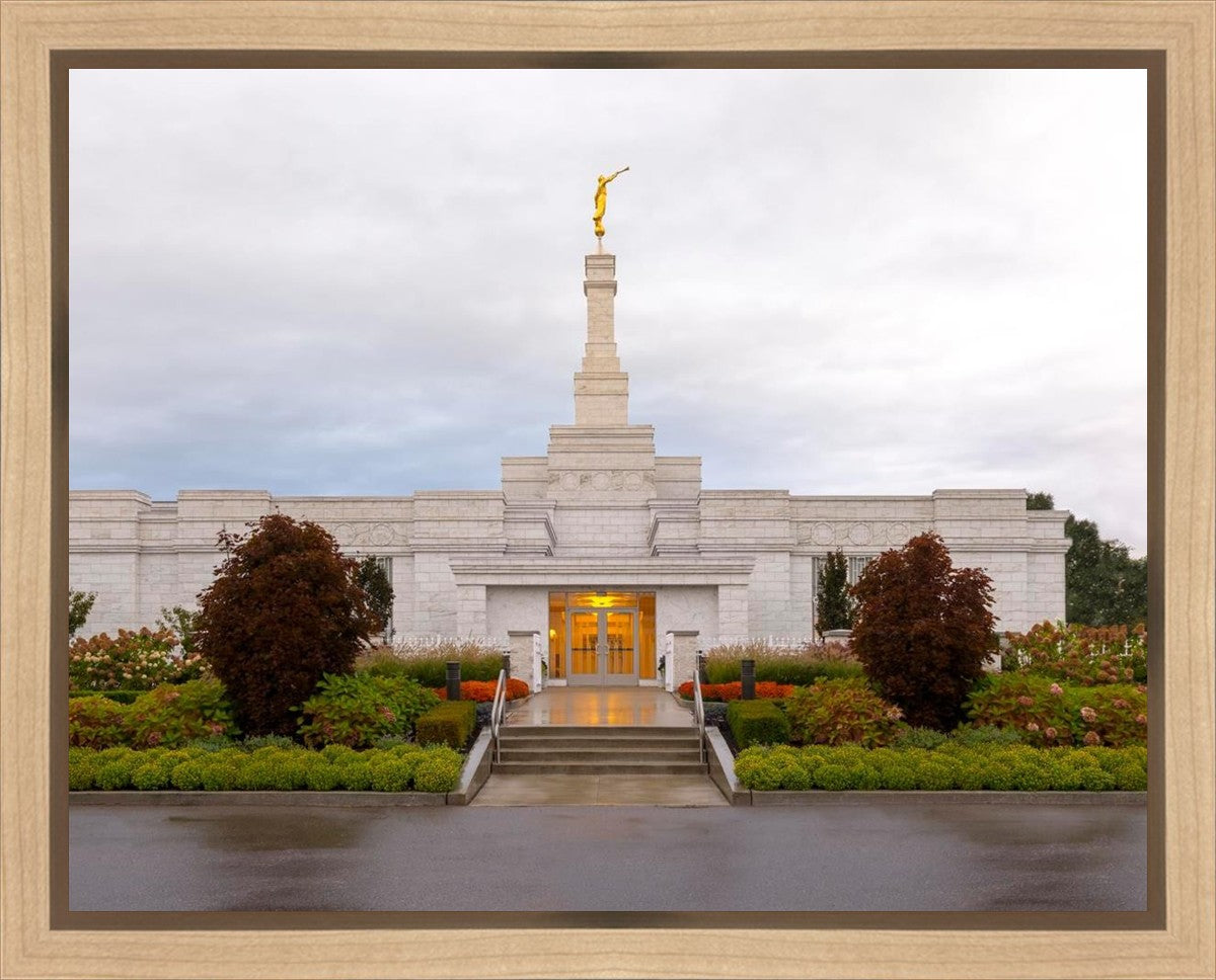 Detroit Temple After The Storm Gallery Wrap