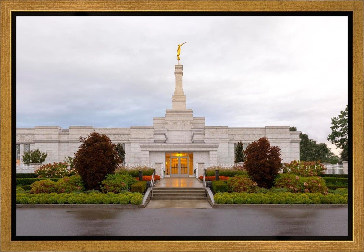 Detroit Temple After The Storm Gallery Wrap