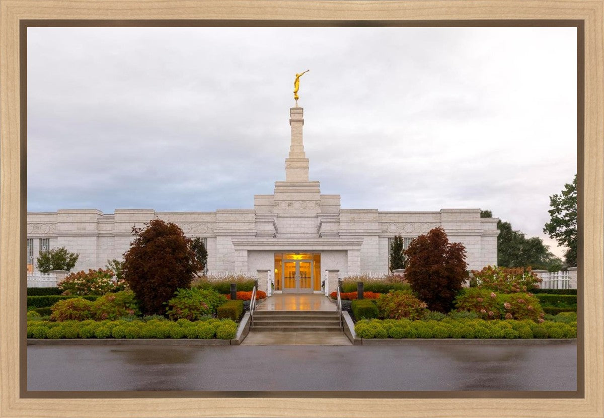 Detroit Temple After The Storm Gallery Wrap