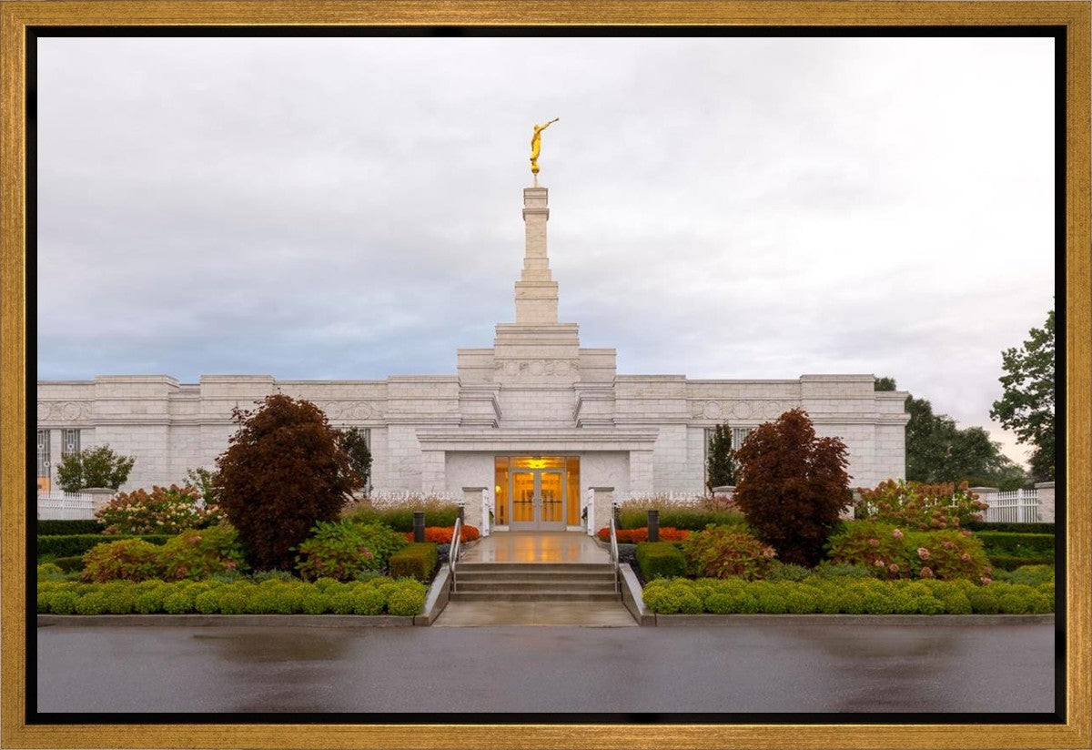 Detroit Temple After The Storm Gallery Wrap