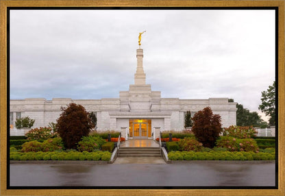 Detroit Temple After The Storm Gallery Wrap
