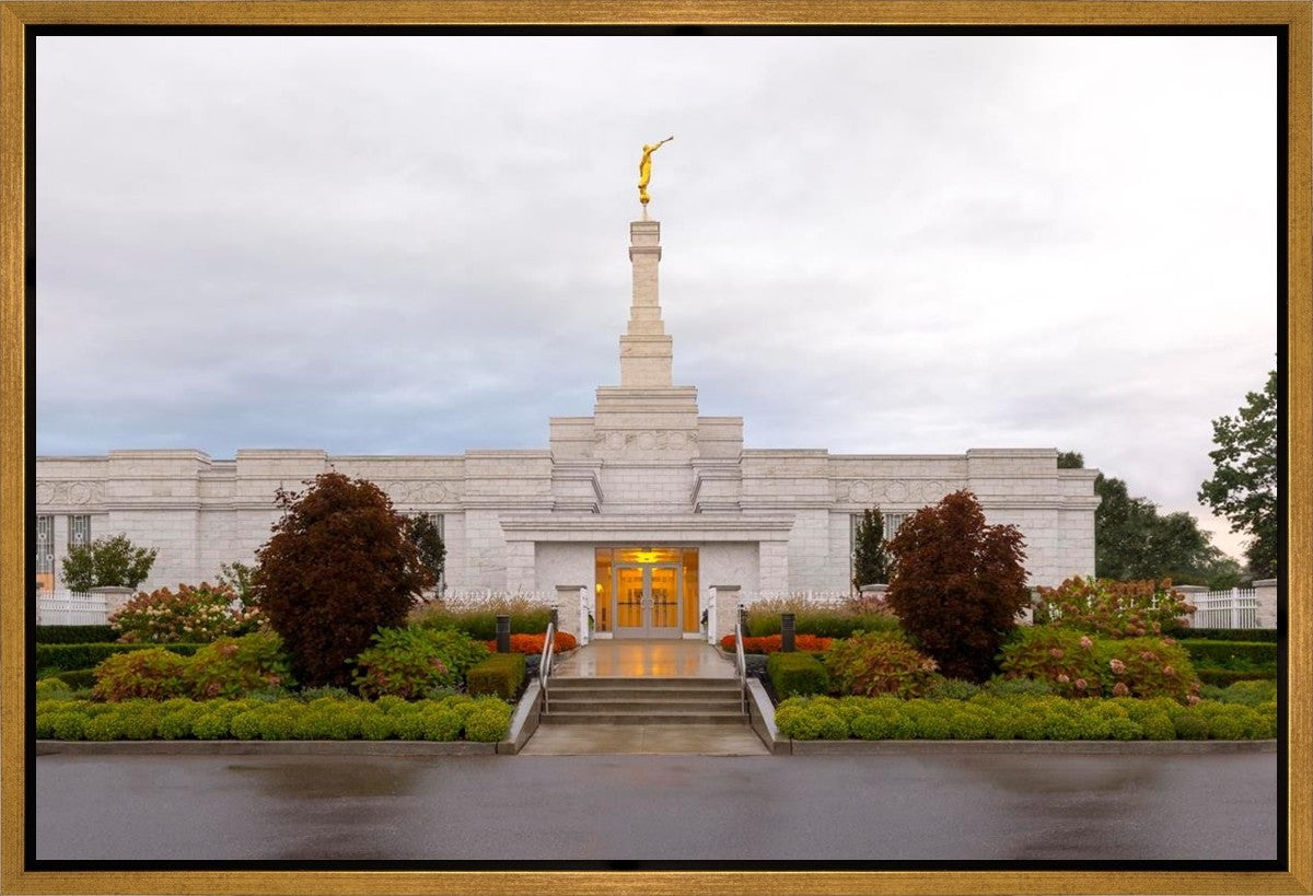 Detroit Temple After The Storm Gallery Wrap