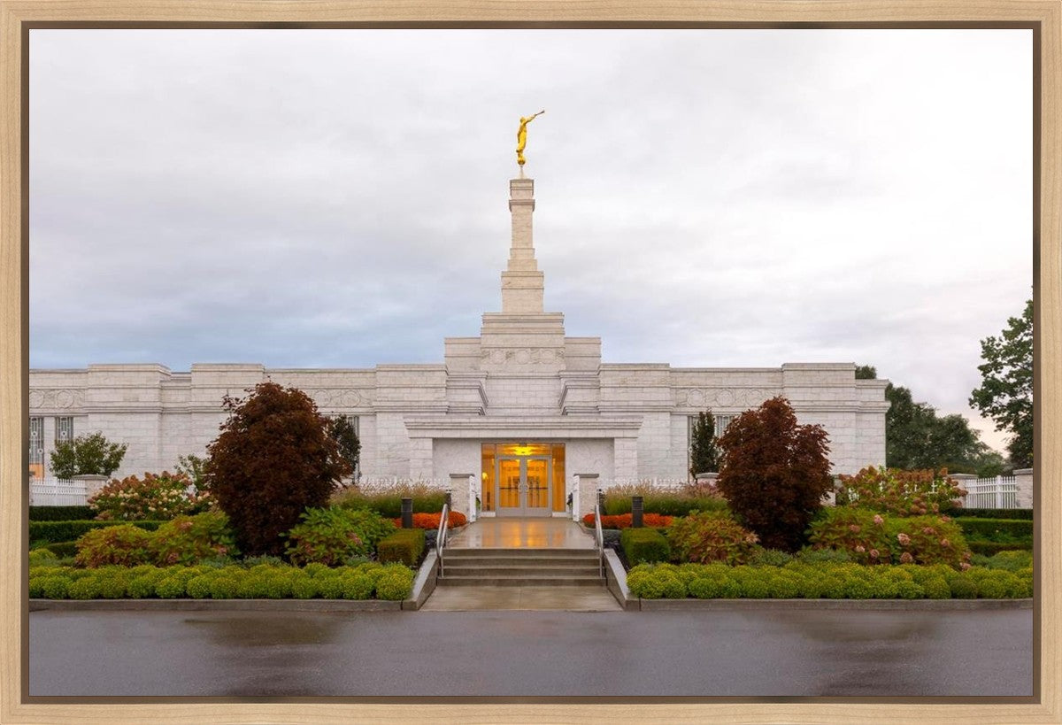 Detroit Temple After The Storm Gallery Wrap