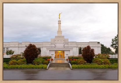 Detroit Temple After The Storm Gallery Wrap