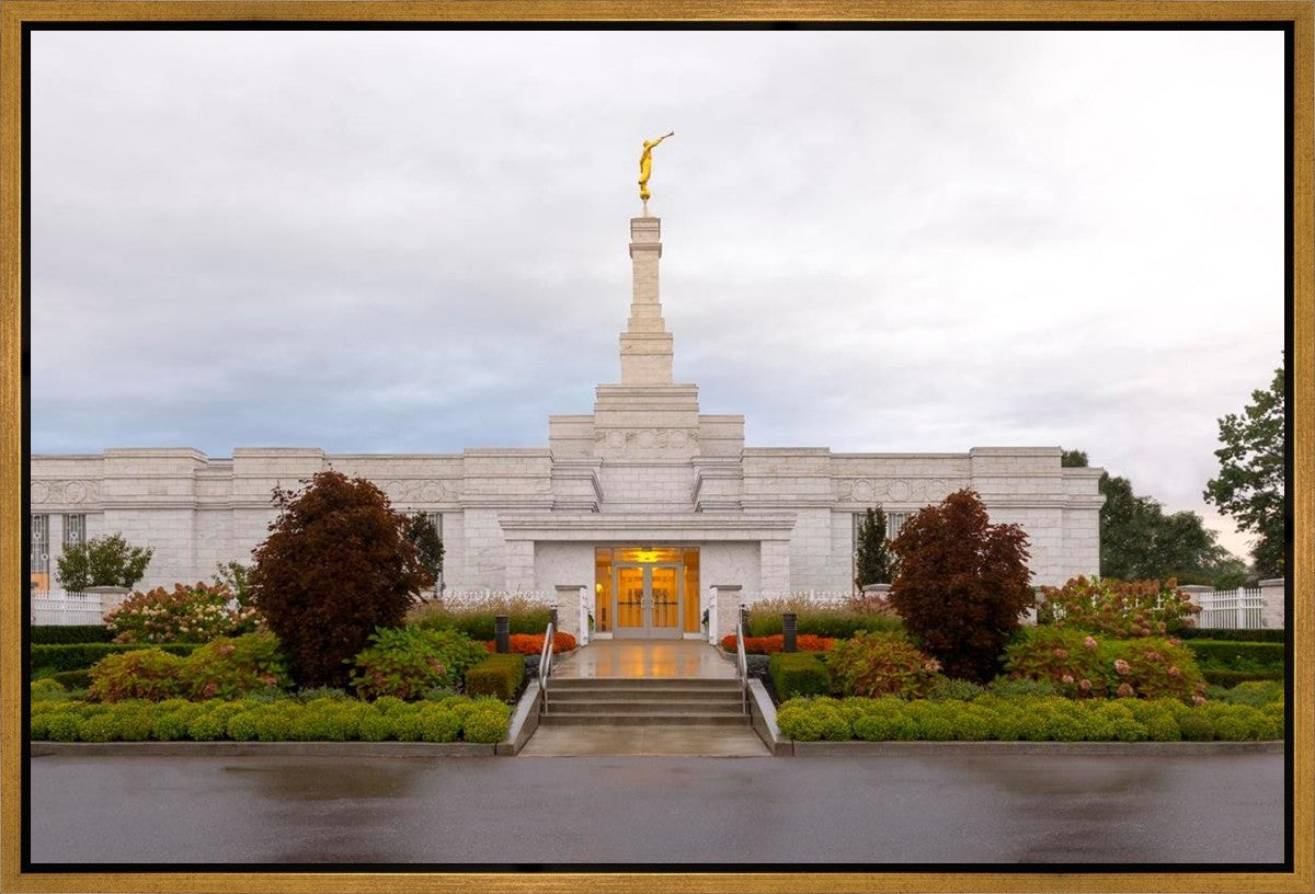 Detroit Temple After The Storm Gallery Wrap