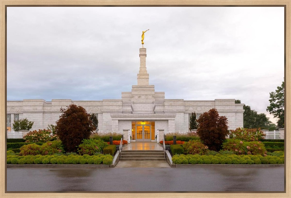 Detroit Temple After The Storm Gallery Wrap