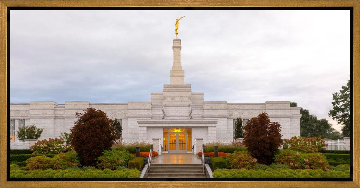 Detroit Temple After The Storm Gallery Wrap
