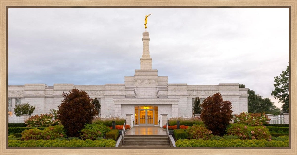 Detroit Temple After The Storm Gallery Wrap