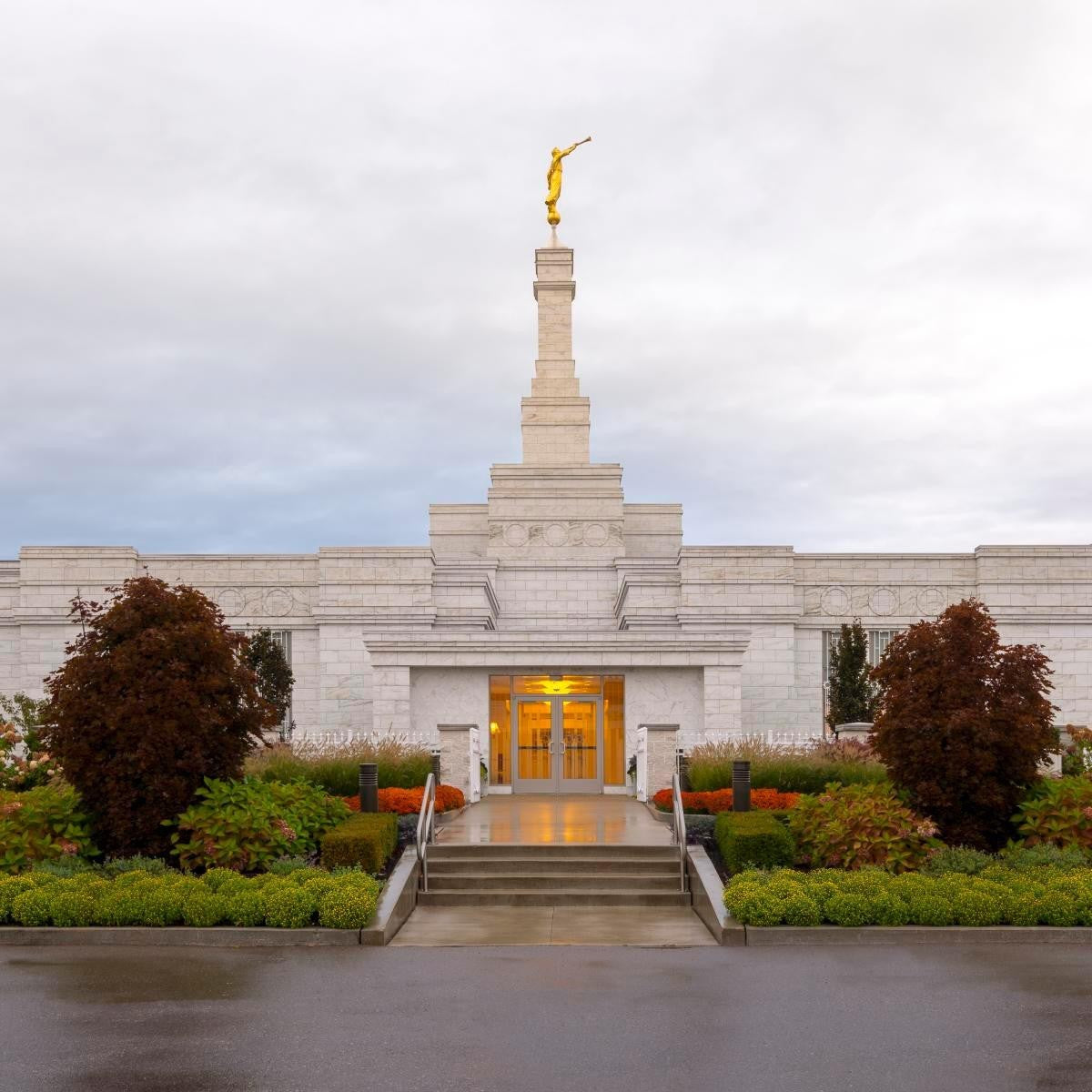 Detroit Temple After The Storm Gallery Wrap
