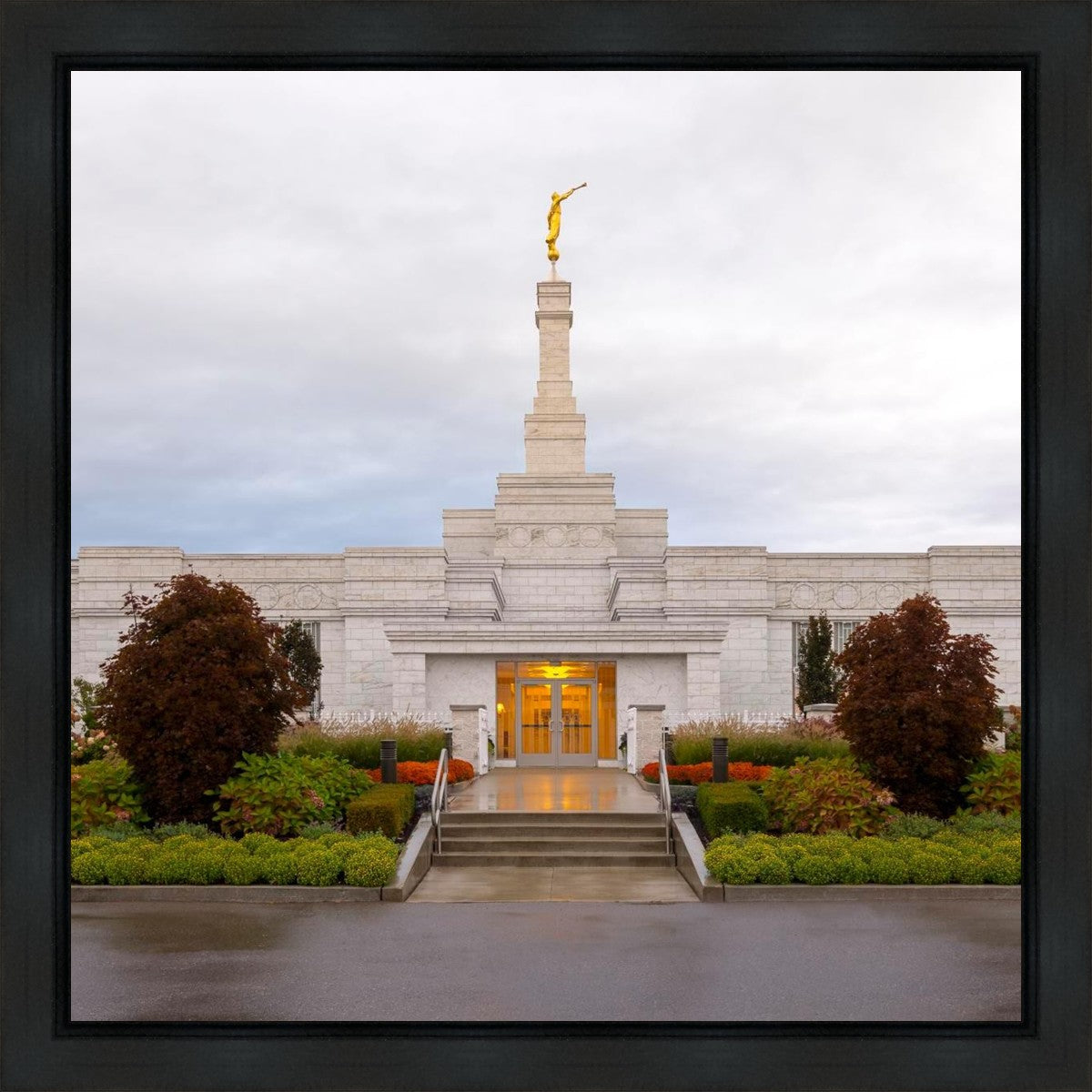 Detroit Temple After The Storm Gallery Wrap