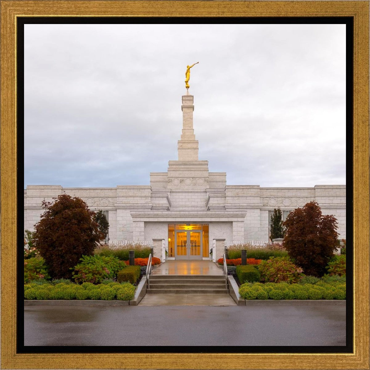 Detroit Temple After The Storm Gallery Wrap