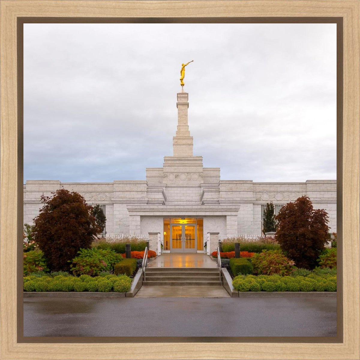 Detroit Temple After The Storm Gallery Wrap