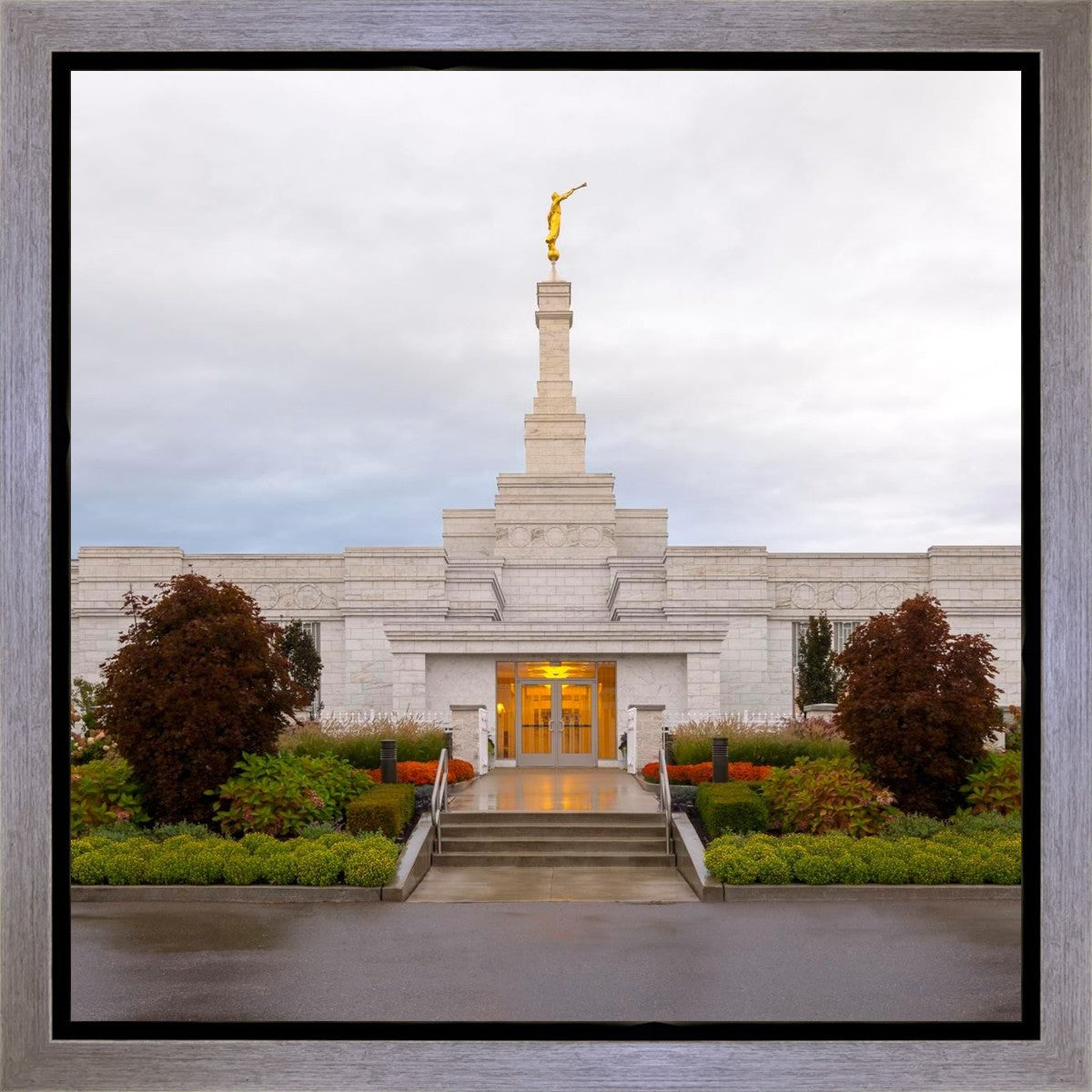 Detroit Temple After The Storm Gallery Wrap