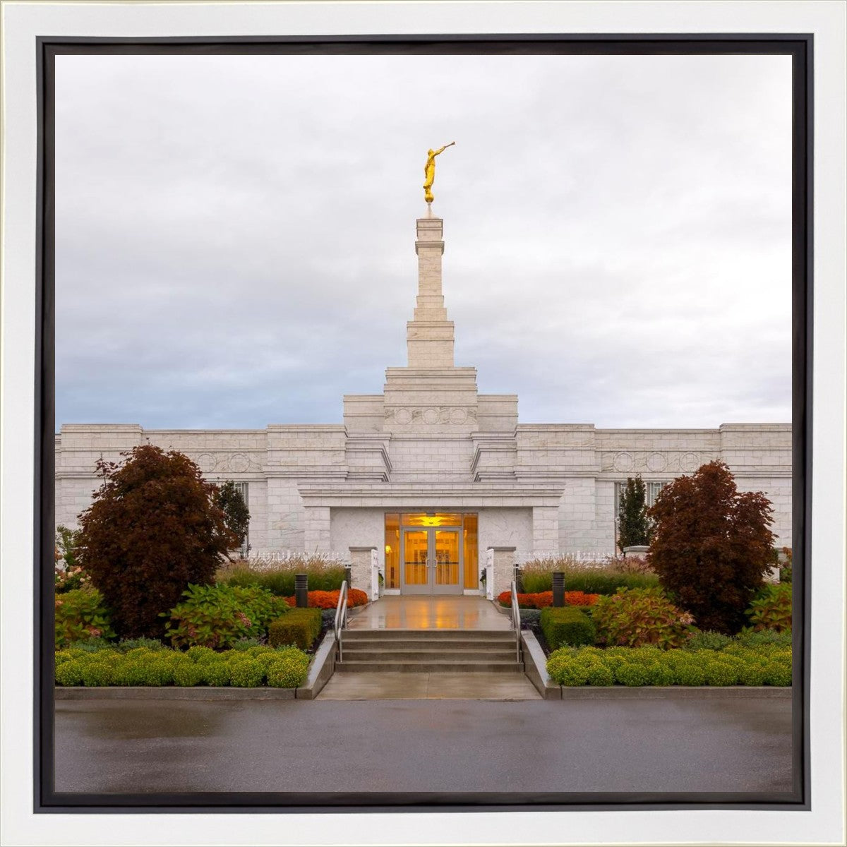 Detroit Temple After The Storm Gallery Wrap
