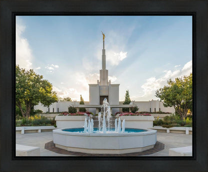 Denver Temple Eternal Fountain Gallery Wrap