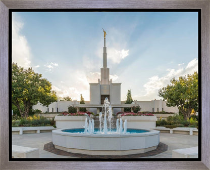 Denver Temple Eternal Fountain Gallery Wrap