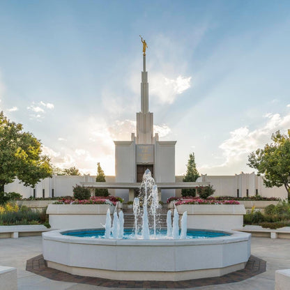 Denver Temple Eternal Fountain Gallery Wrap