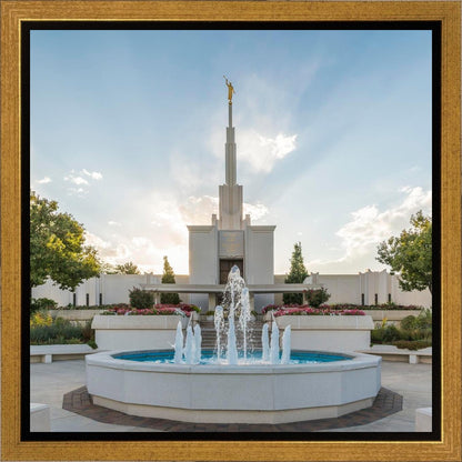 Denver Temple Eternal Fountain Gallery Wrap
