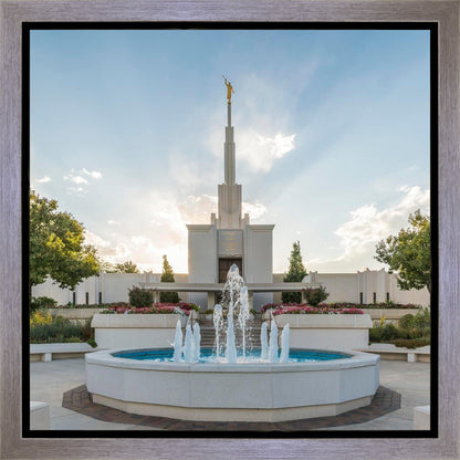 Denver Temple Eternal Fountain Gallery Wrap
