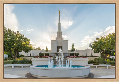 Denver Temple Eternal Fountain Gallery Wrap