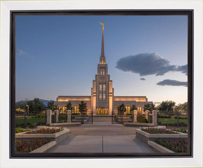 Gila Valley Temple Valley Sunset Gallery Wrap