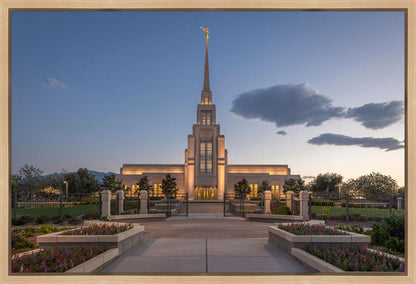 Gila Valley Temple Valley Sunset Gallery Wrap