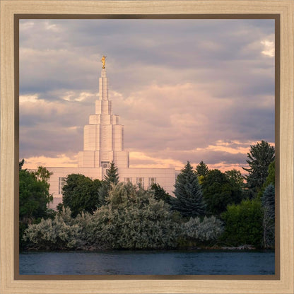 Idaho Falls Temple Eternal Light Gallery Wrap