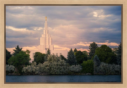 Idaho Falls Temple Eternal Light Gallery Wrap