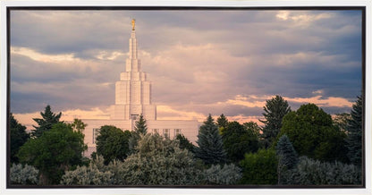 Idaho Falls Temple Eternal Light Gallery Wrap