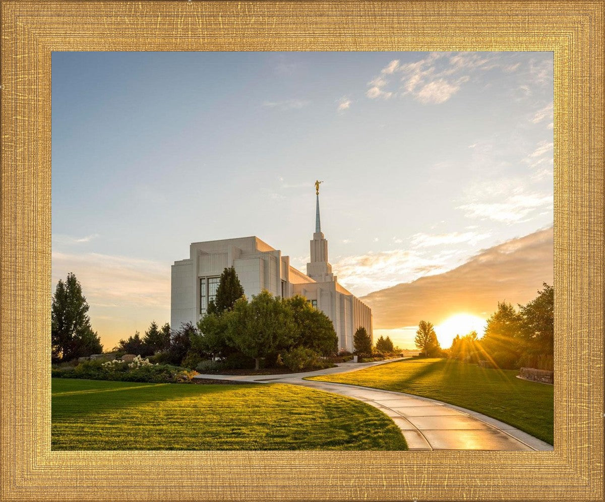 Twin Falls Temple Morning Light