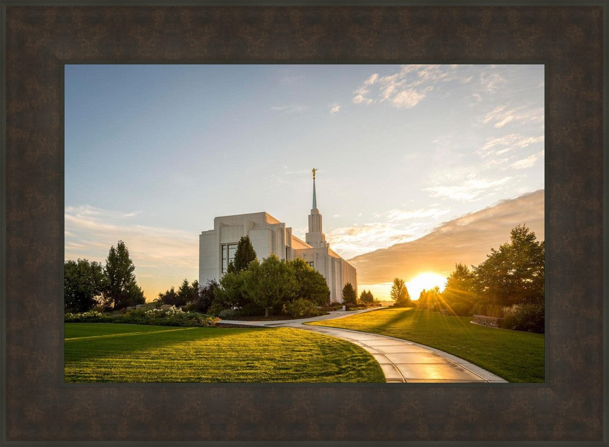Twin Falls Temple Morning Light