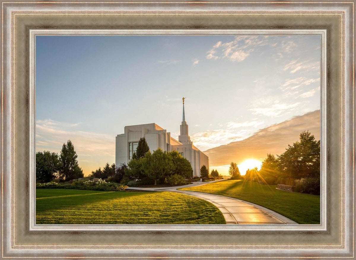 Twin Falls Temple Morning Light