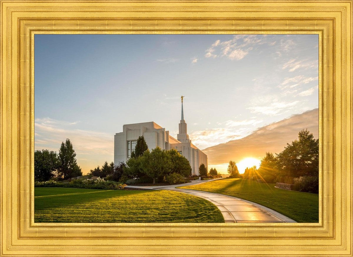 Twin Falls Temple Morning Light