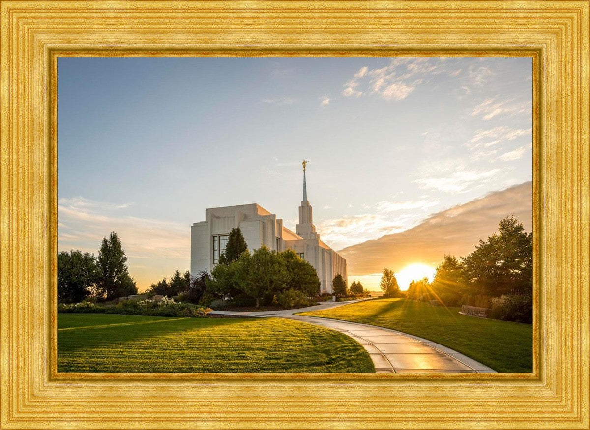 Twin Falls Temple Morning Light