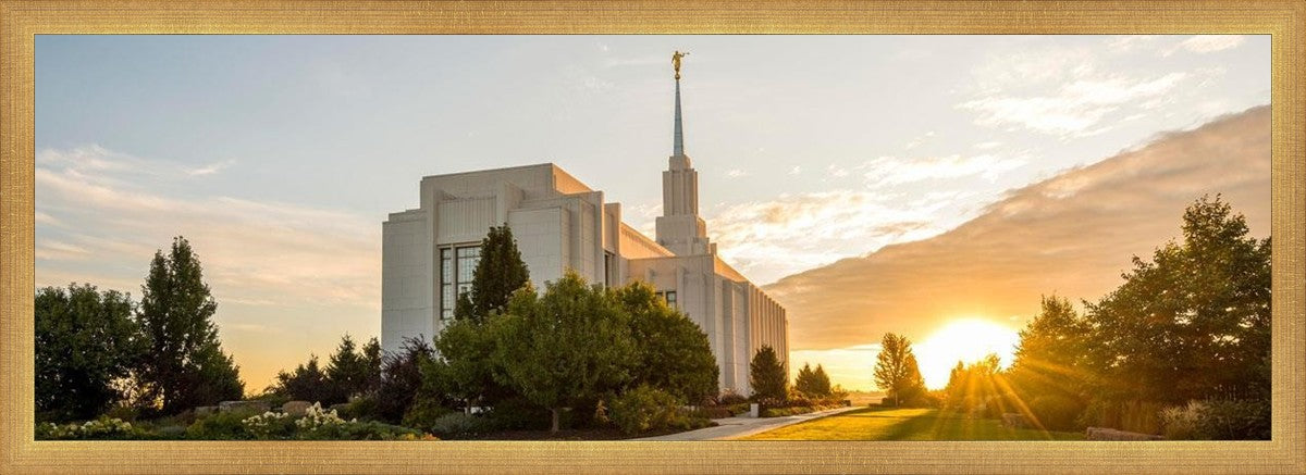 Twin Falls Temple Morning Light