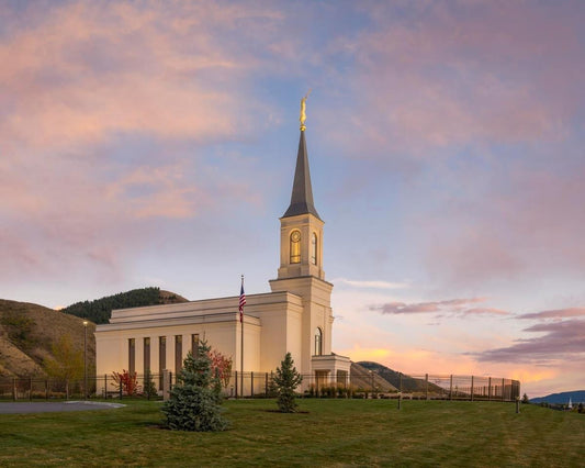 Star Valley Temple Peaceful Day Gallery Wrap