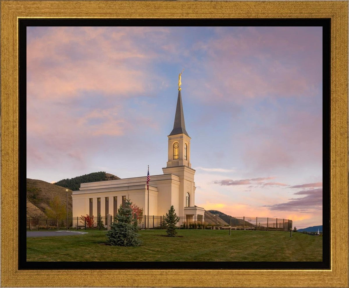 Star Valley Temple Peaceful Day Gallery Wrap