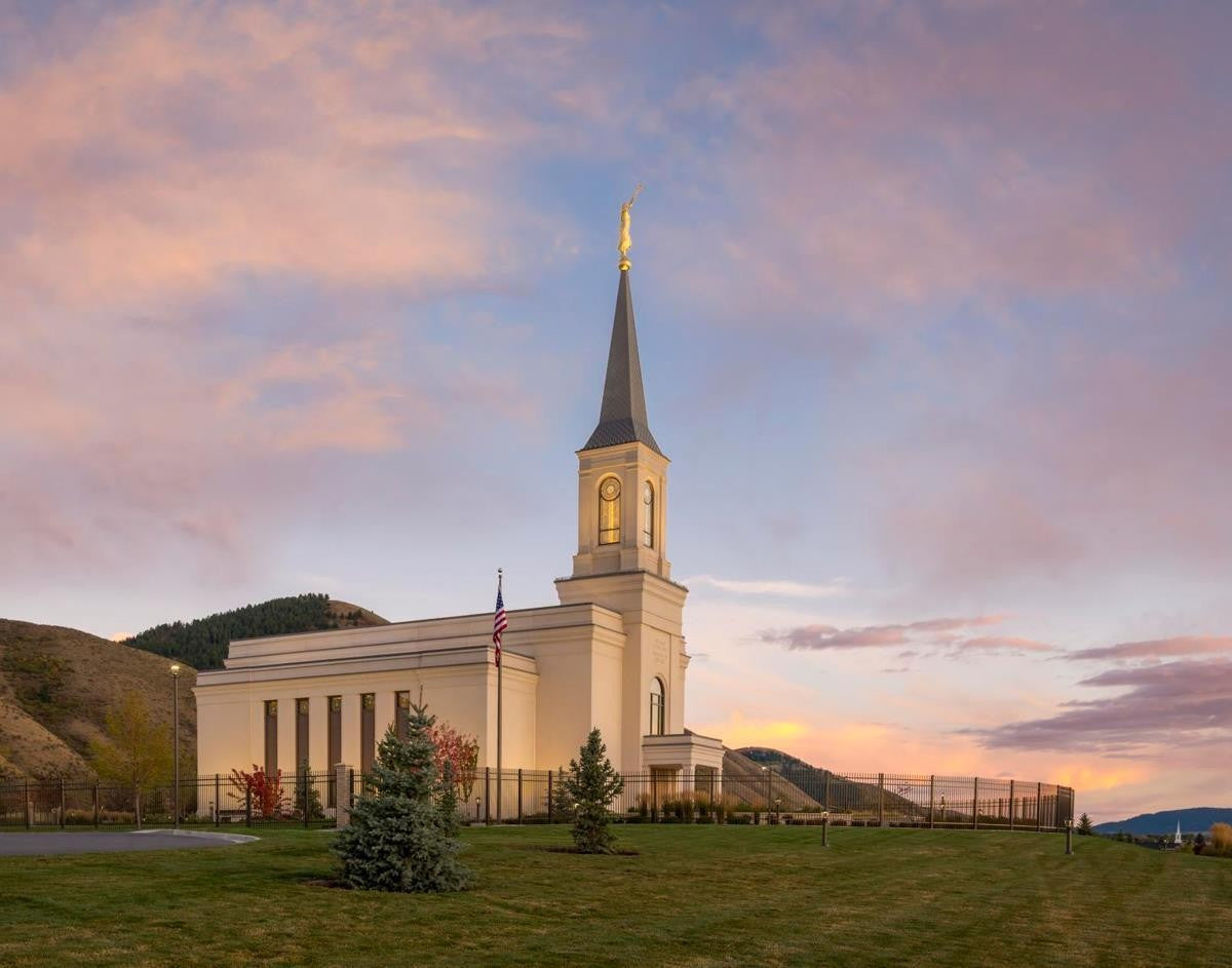 Star Valley Temple Peaceful Day Gallery Wrap