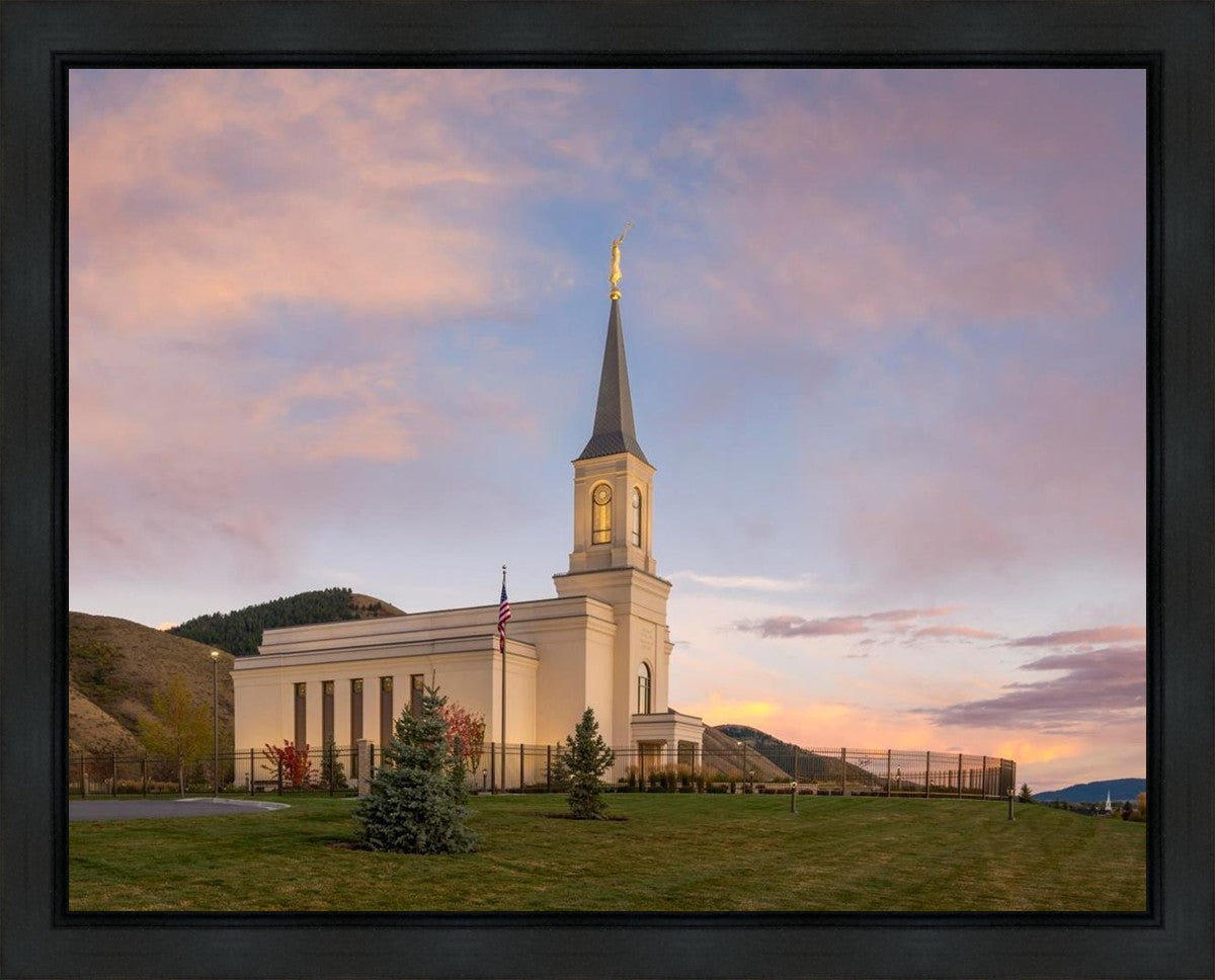 Star Valley Temple Peaceful Day Gallery Wrap