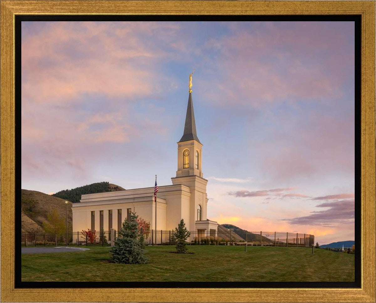 Star Valley Temple Peaceful Day Gallery Wrap