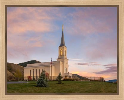Star Valley Temple Peaceful Day Gallery Wrap