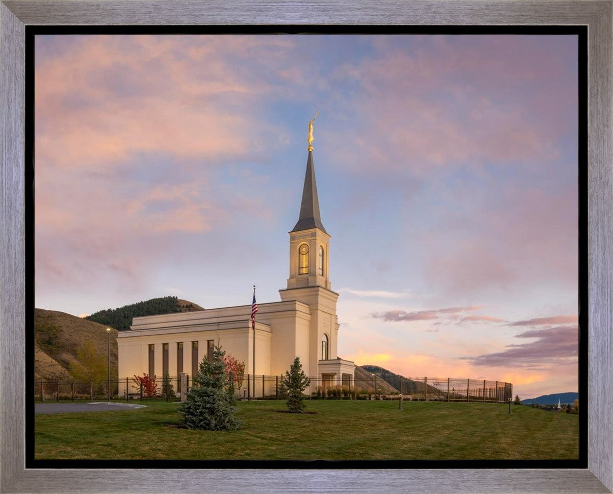 Star Valley Temple Peaceful Day Gallery Wrap