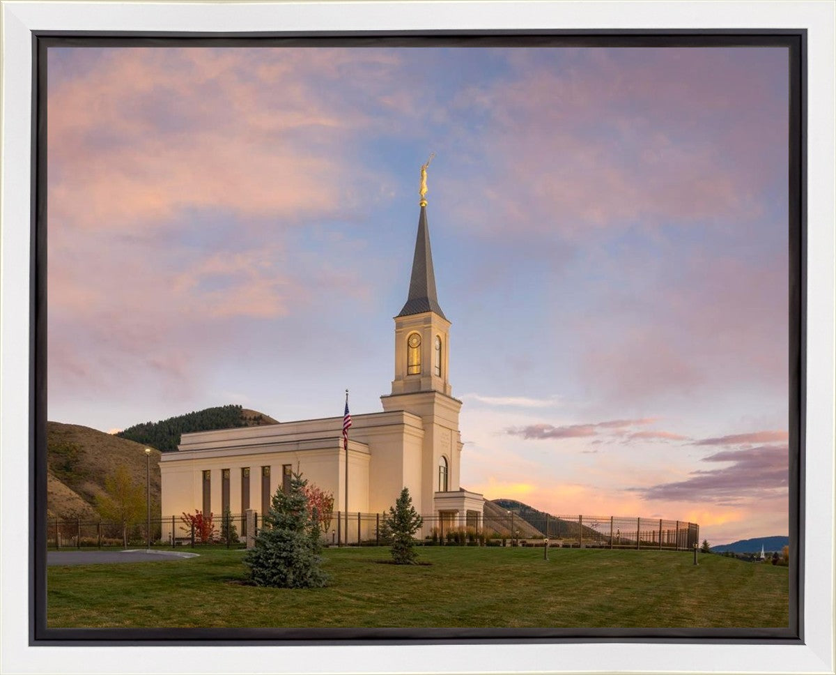 Star Valley Temple Peaceful Day Gallery Wrap
