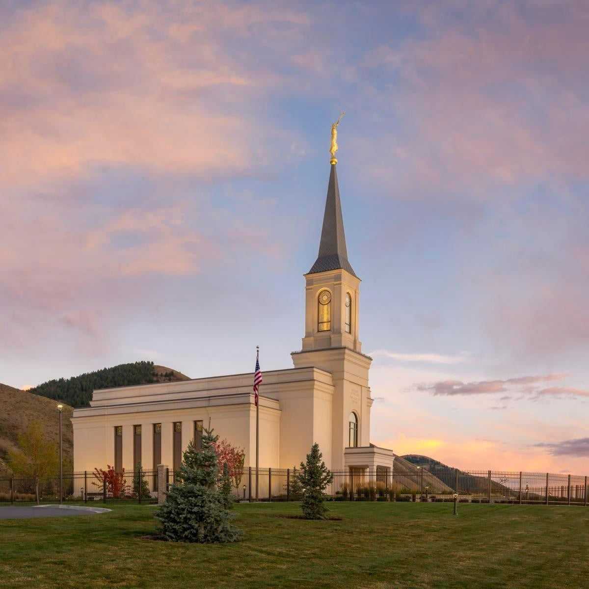 Star Valley Temple Peaceful Day Gallery Wrap