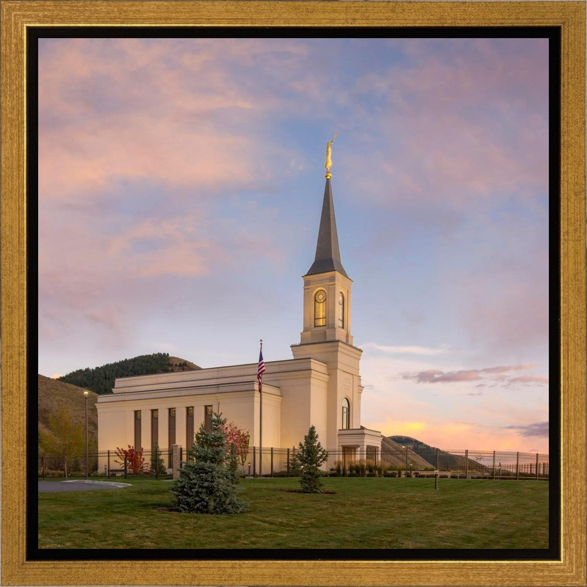 Star Valley Temple Peaceful Day Gallery Wrap