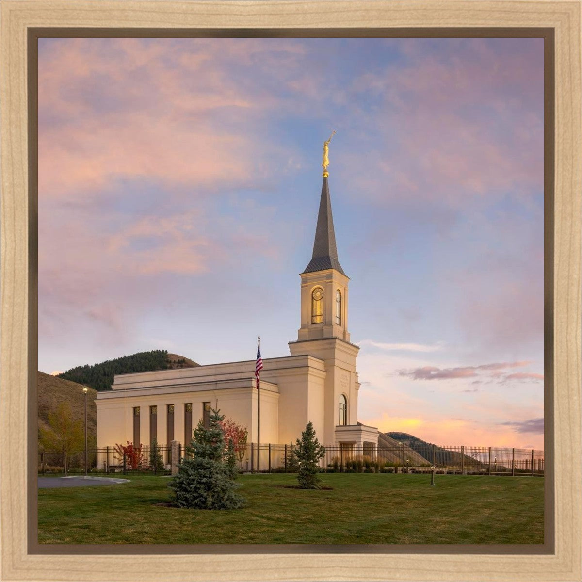 Star Valley Temple Peaceful Day Gallery Wrap
