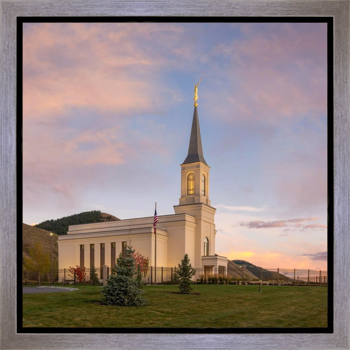 Star Valley Temple Peaceful Day Gallery Wrap